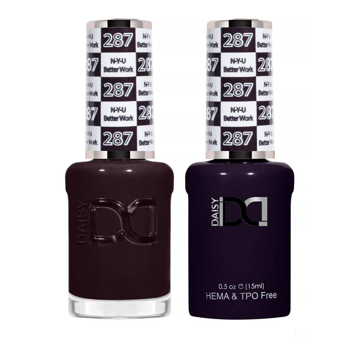 DND Hema Free Gel & Lacquer Duo #287 N-Y-U Better Work bottles Main image