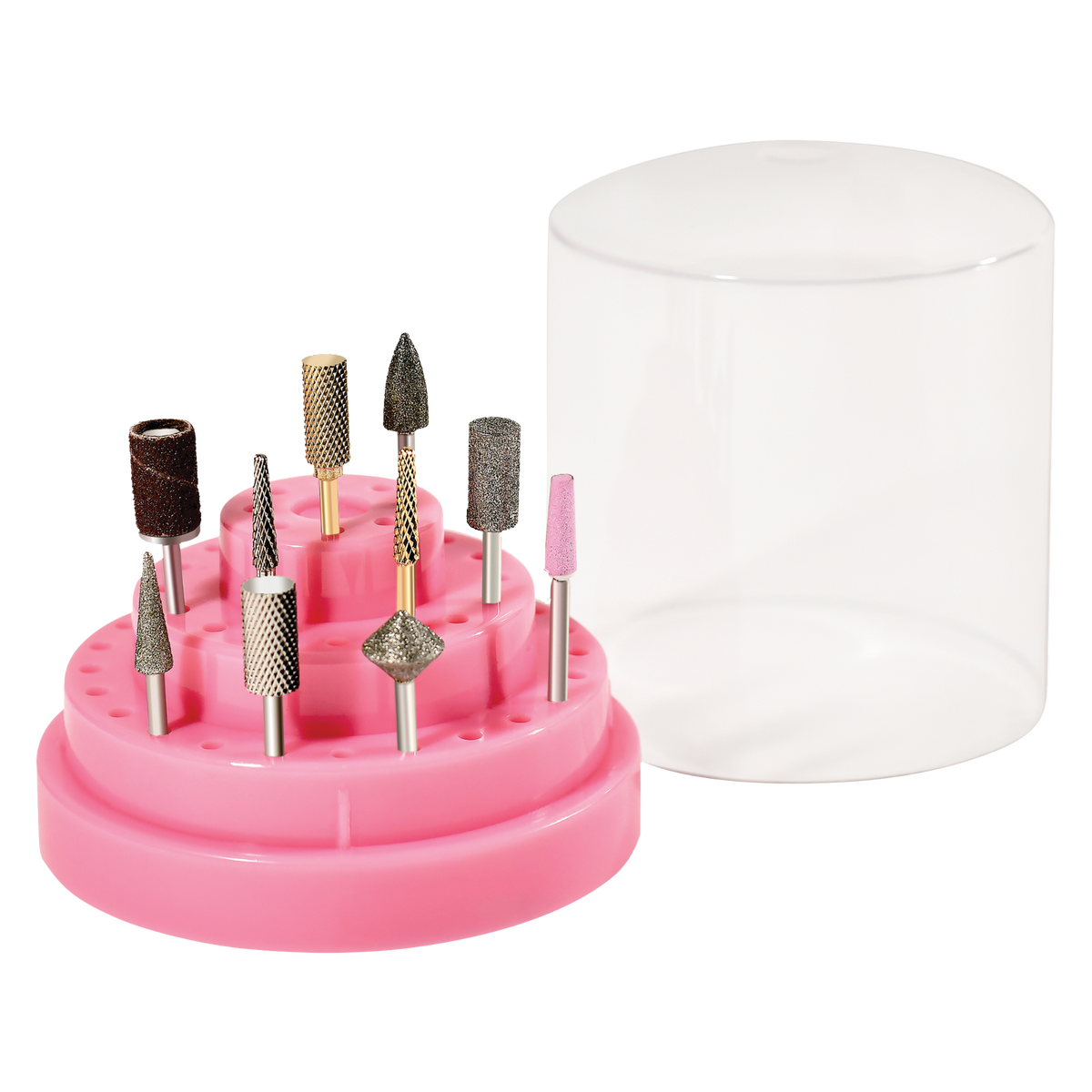 DL Nail Drill Bit Holder - Holds 48 Bits (DL-C483)