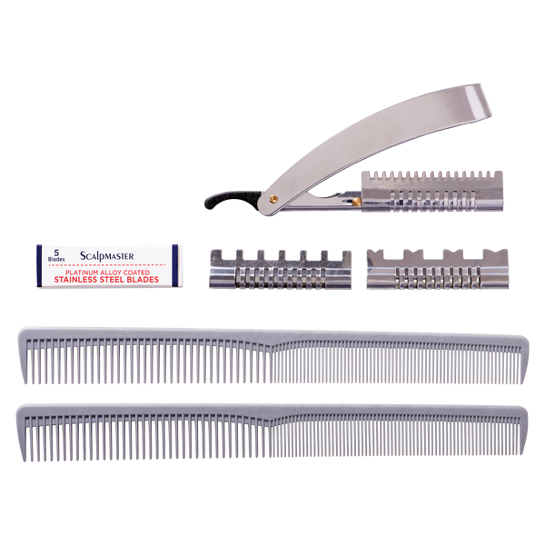 Scalpmaster Hair Styling Razor Kit (SC-RZKT)