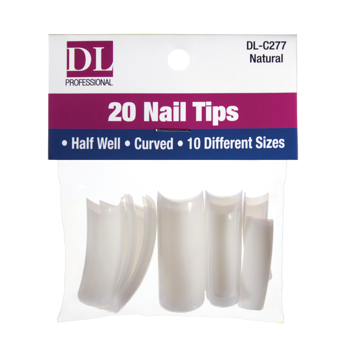 DL Pro 20pk Nail Tips (DL-C277)