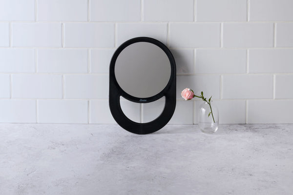 Diane Handle Mirror Black 11 x7.5 (D1021)
