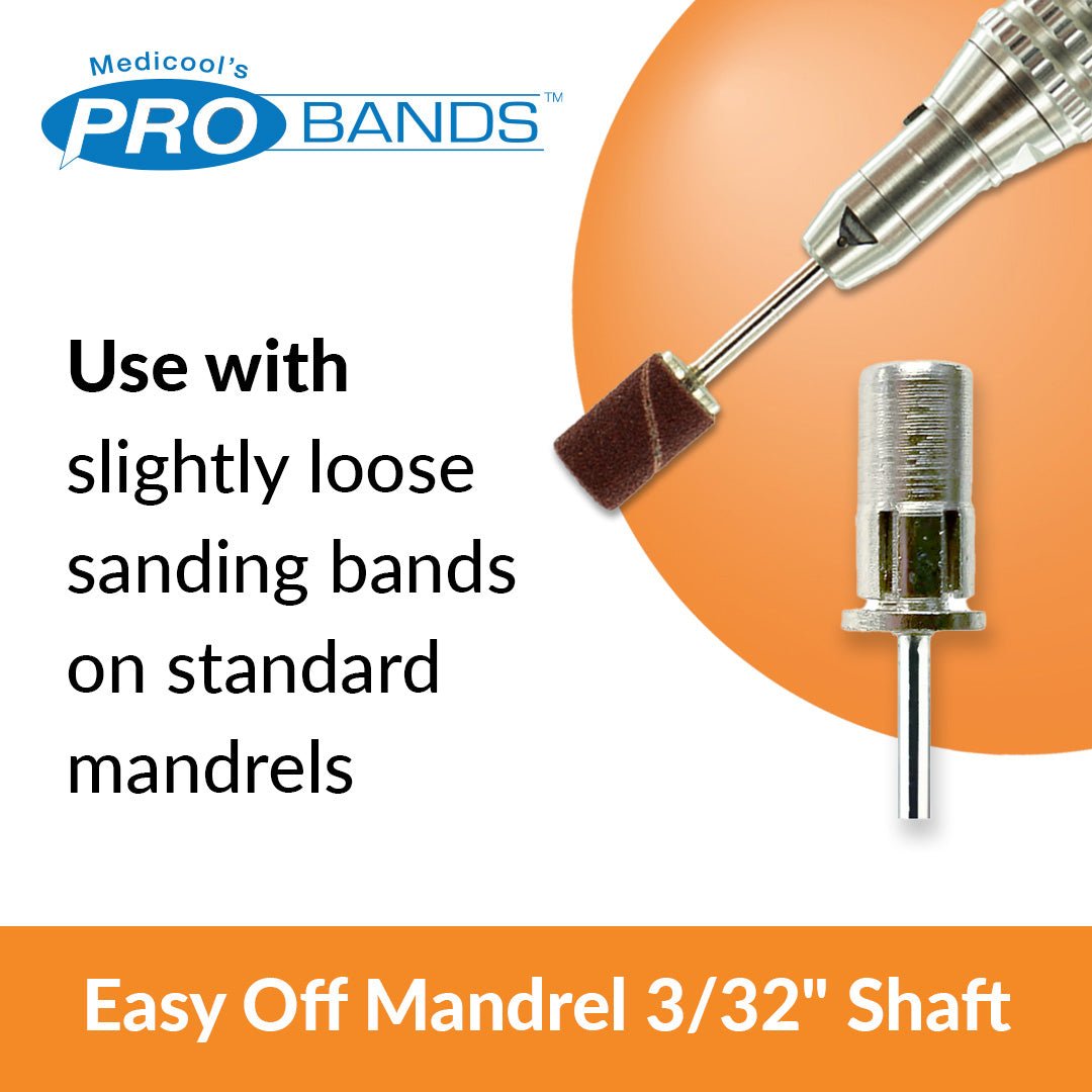 Medicool Easy Off Sanding Band Mandrel - E10-EO