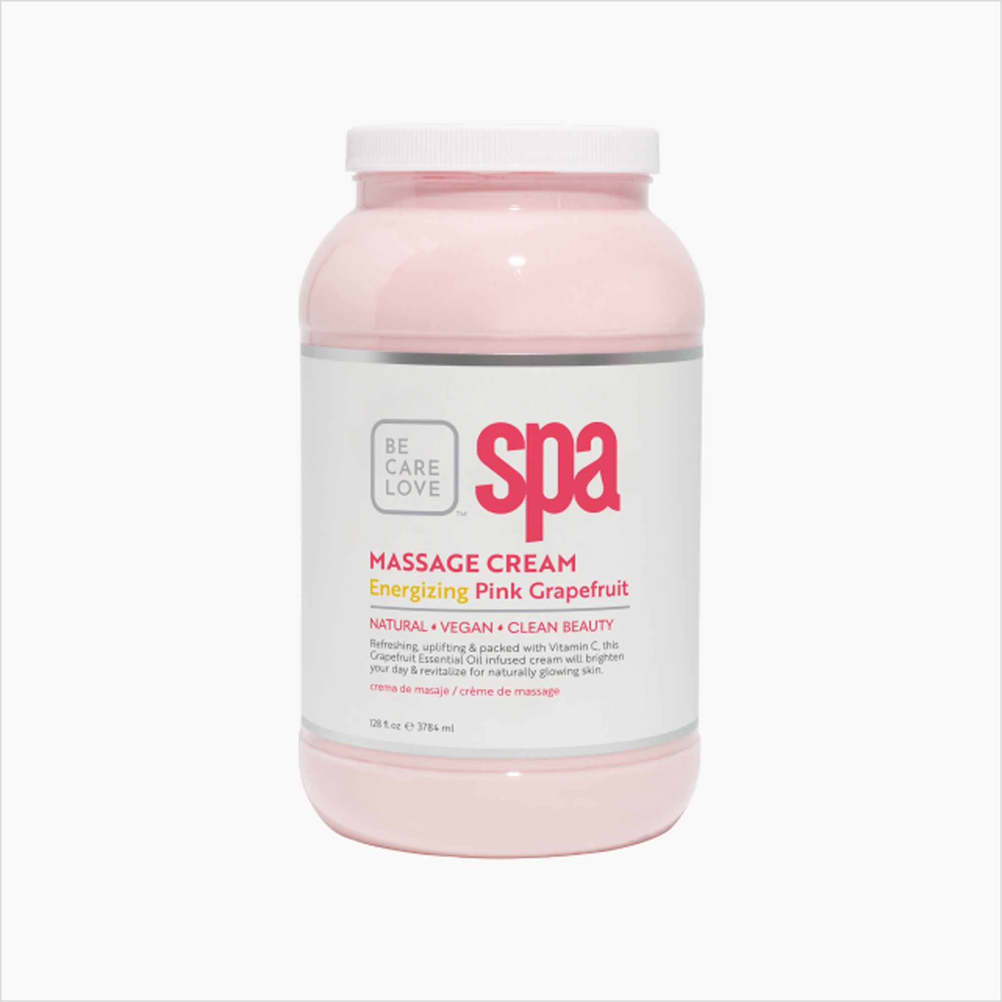 Be Care Love Massage Cream - Energizing Pink Grapefruit