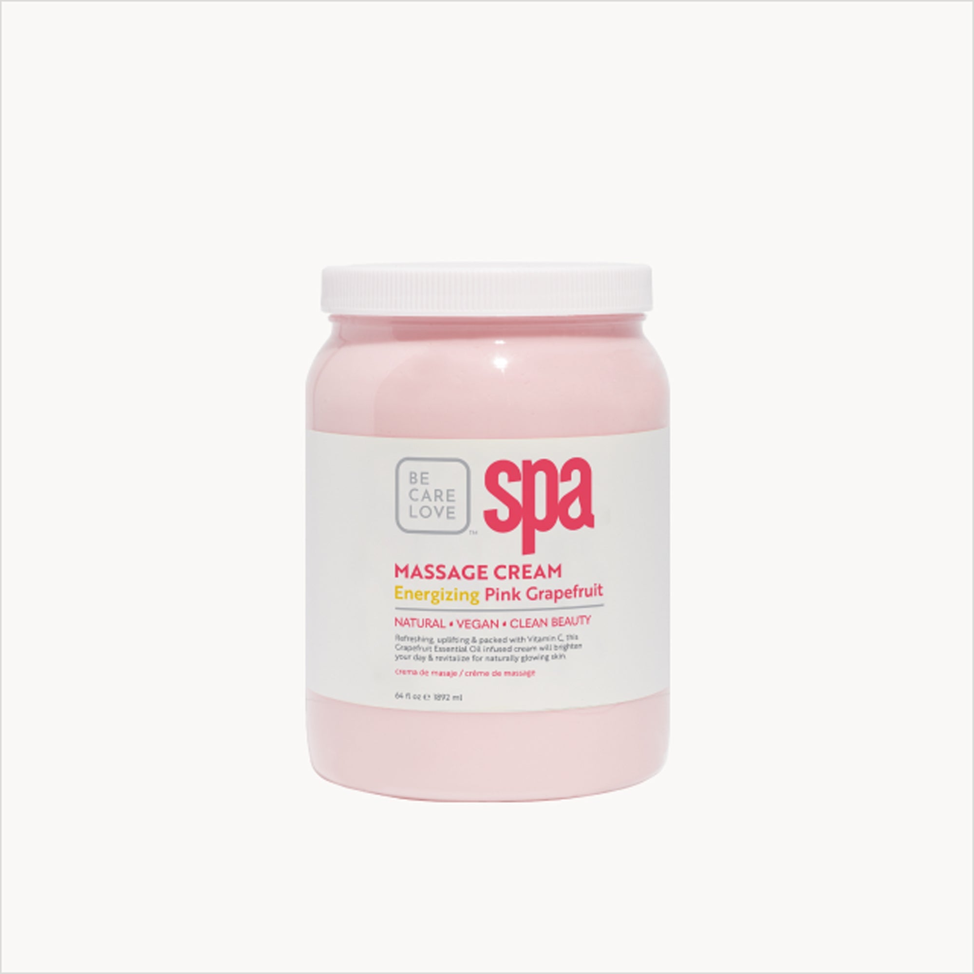 Be Care Love Massage Cream - Energizing Pink Grapefruit