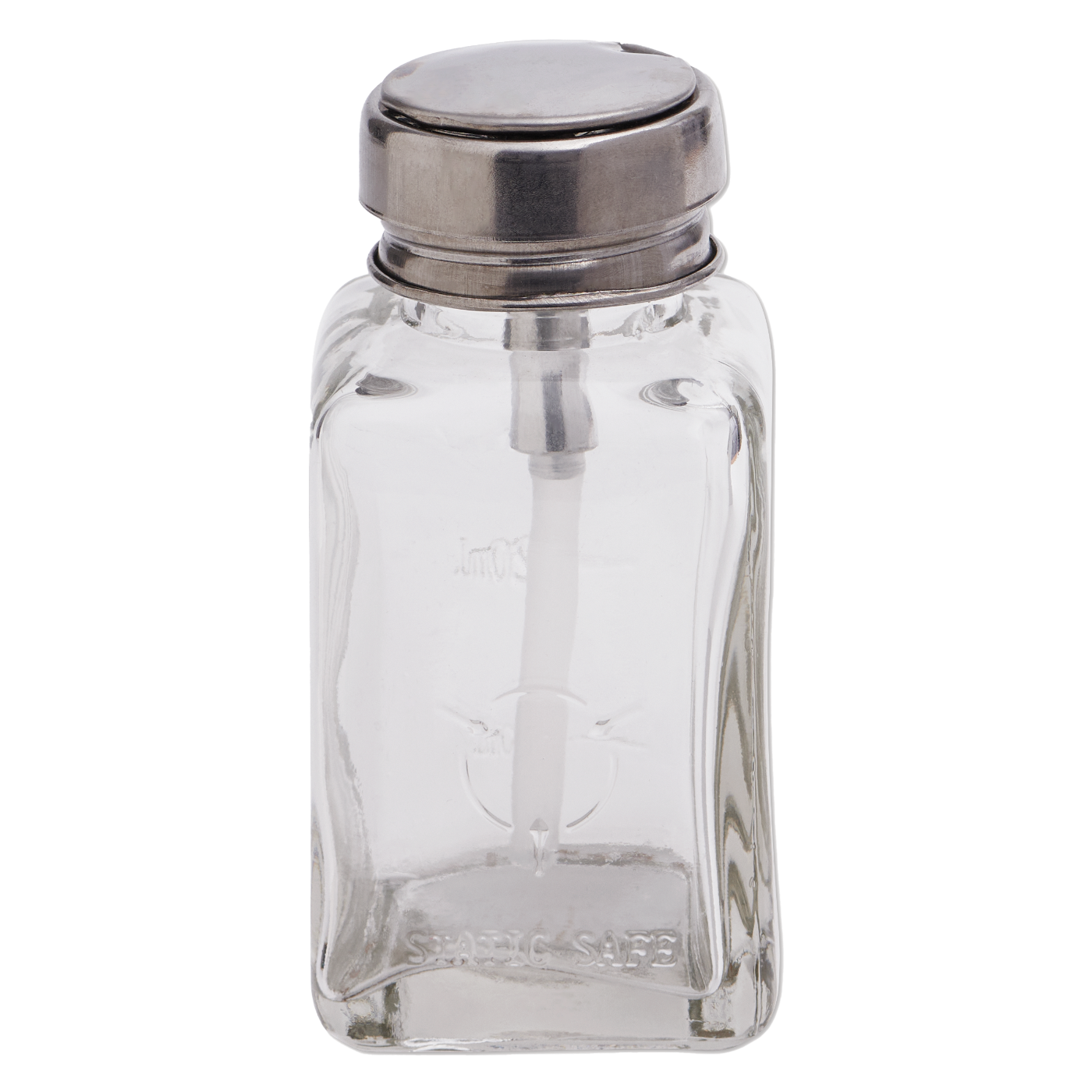 DL Pro Clear Glass Pump Dispenser Bottle 6oz (DL-C334) Secondary image