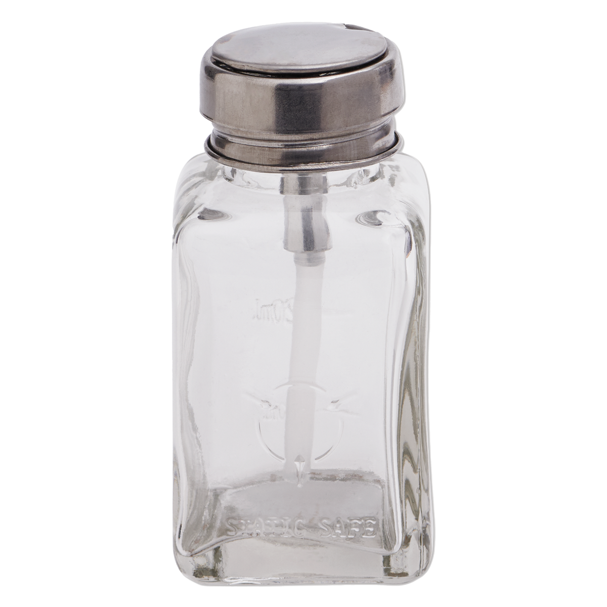 DL Pro Clear Glass Pump Dispenser Bottle 6oz (DL-C334)