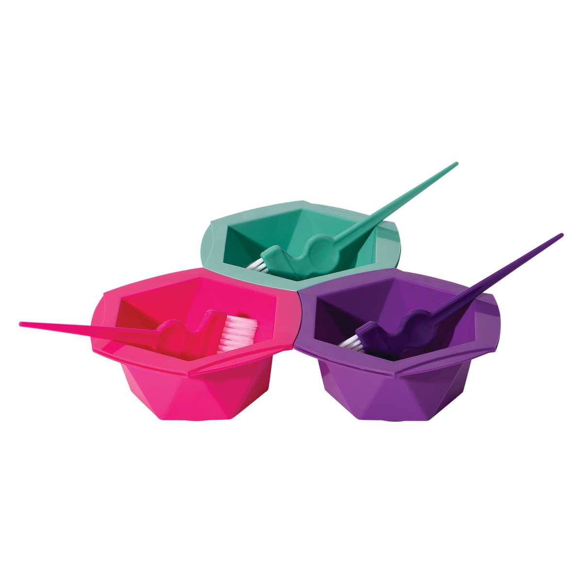 Soft N Style Manicure Bowl & Brush Set 6pc Main image