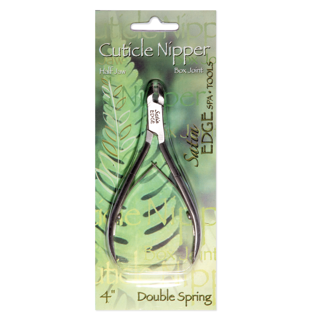 Satin Edge Cuticle Nipper, Double Spring - Half Jaw (SE-2001)