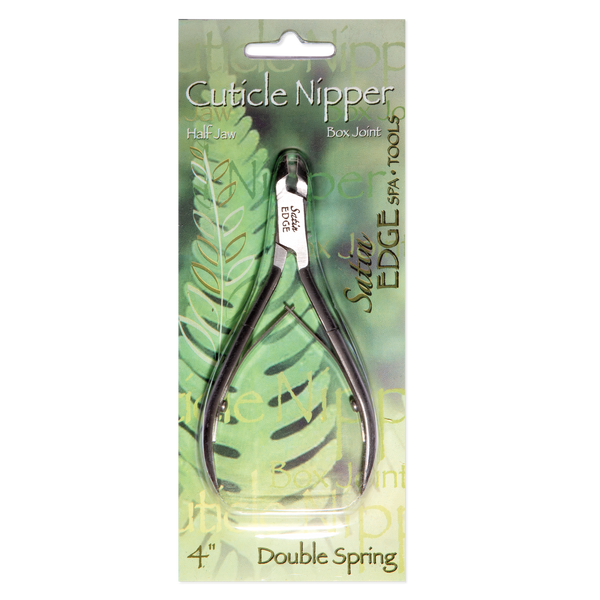 Satin Edge Cuticle Nipper, Double Spring - Half Jaw (SE-2001)