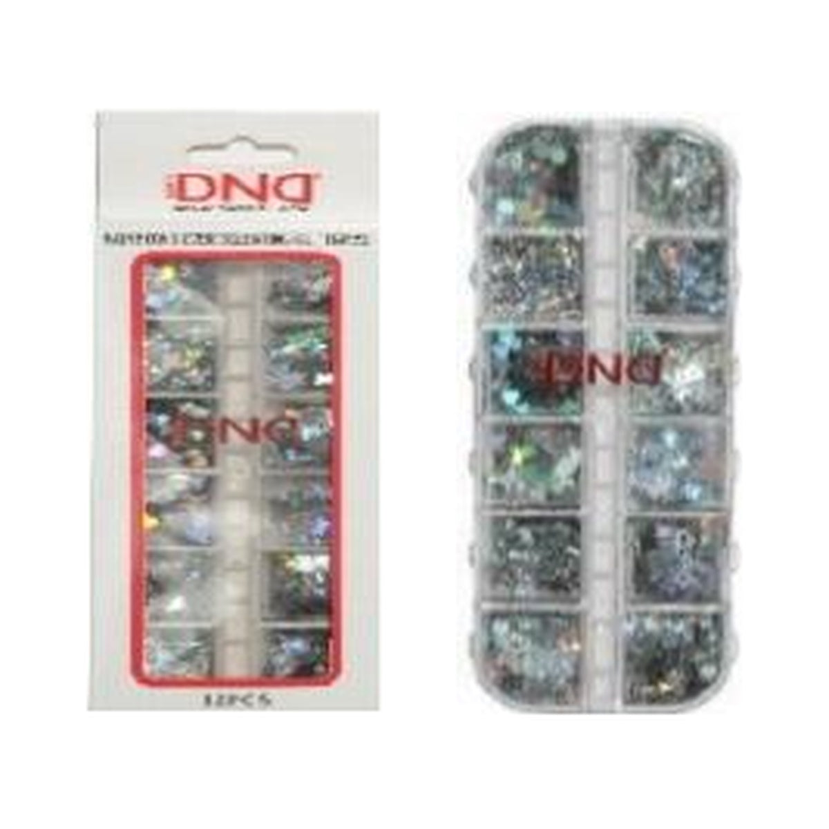 DND Glitter Decoration - Rainbow Silver Valentine Glitter #2