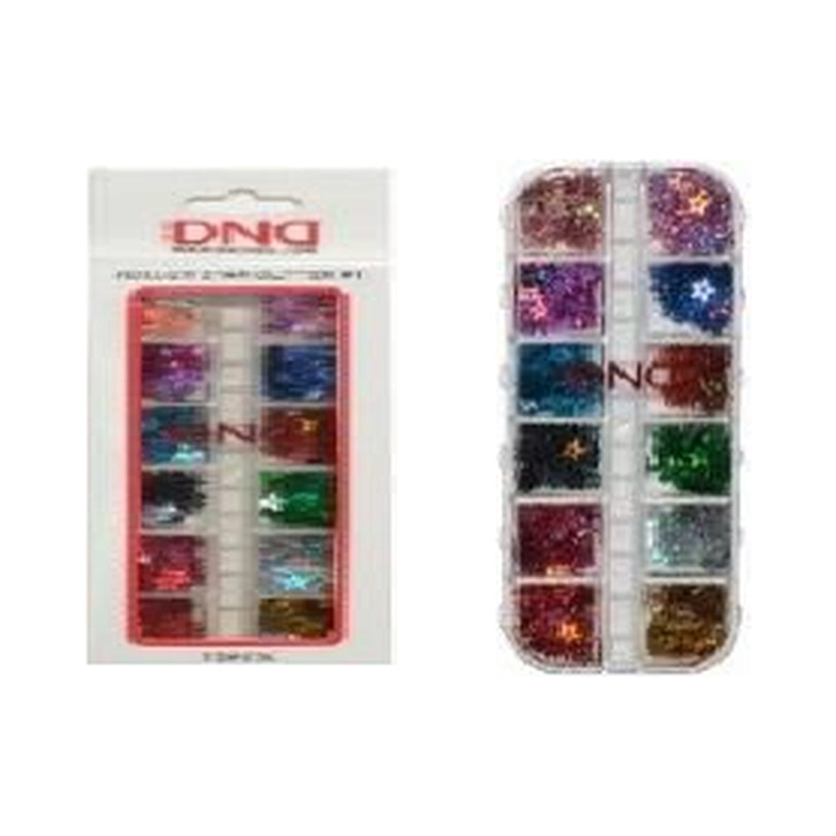 DND Glitter Decoration - Hollow Star Glitter #1