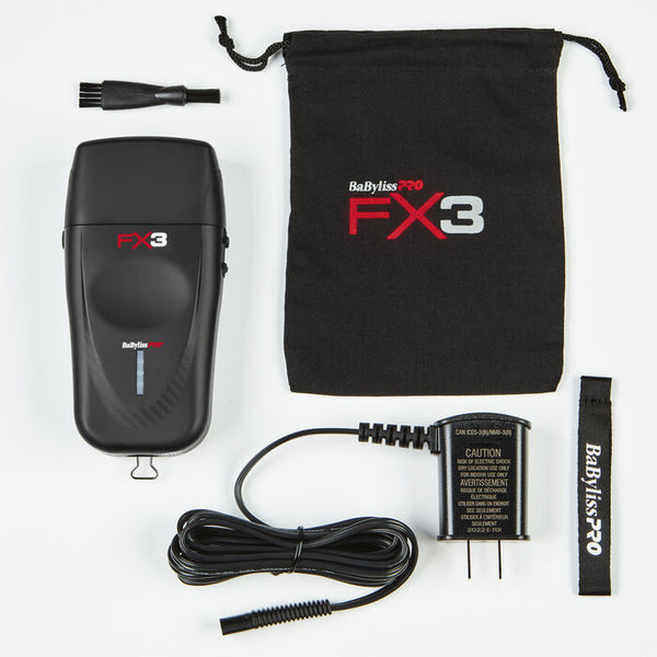 Babyliss Pro FX3 High Speed Foil Shaver Black