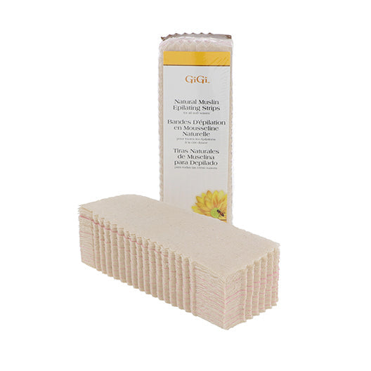 GiGi Natural Muslin Wax Strips