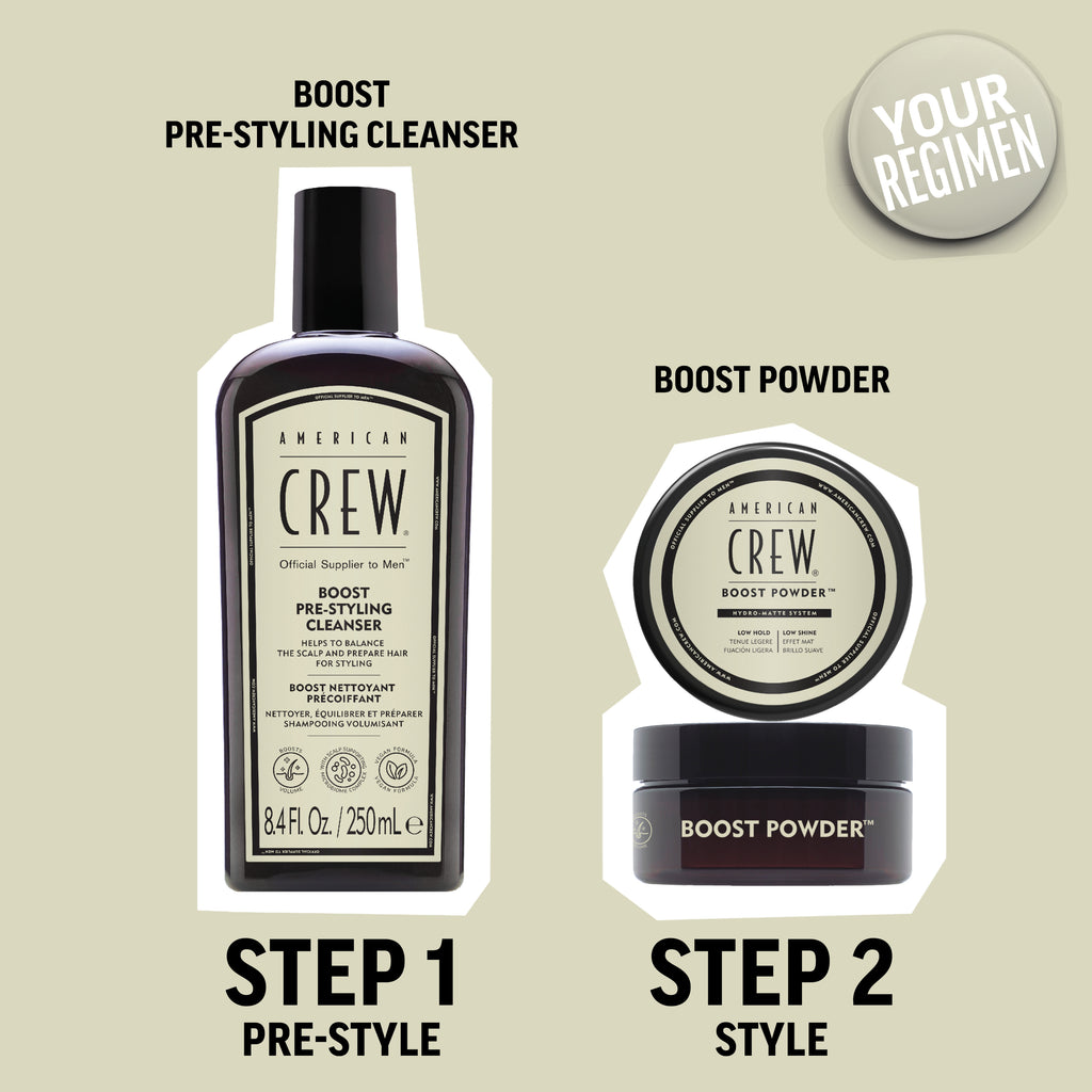American Crew Boost Pre Styling Cleanser Shampoo 8.4oz