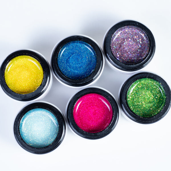 Light Elegance - Happy Vibes Spring 2024 Glitter Collection - 10ml (6pk)