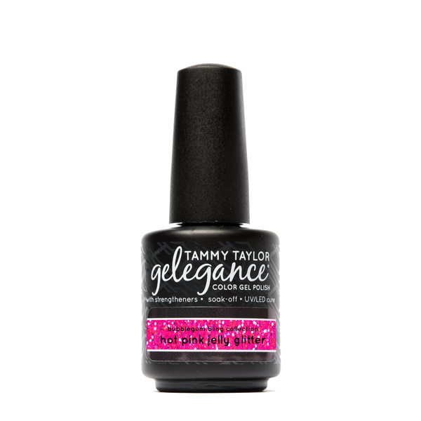 Tammy Taylor Gelegance - Hot Pink Jelly - Glitter