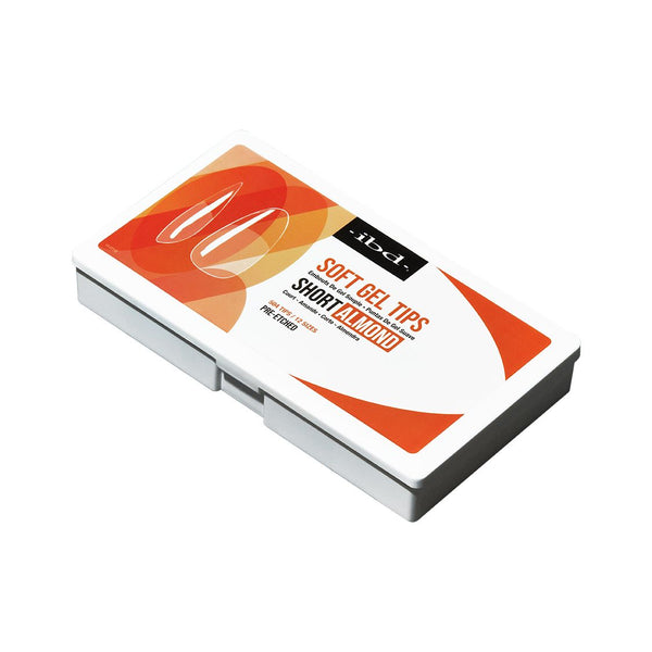IBD Soft Gel Tips - Short Almond - 504pk