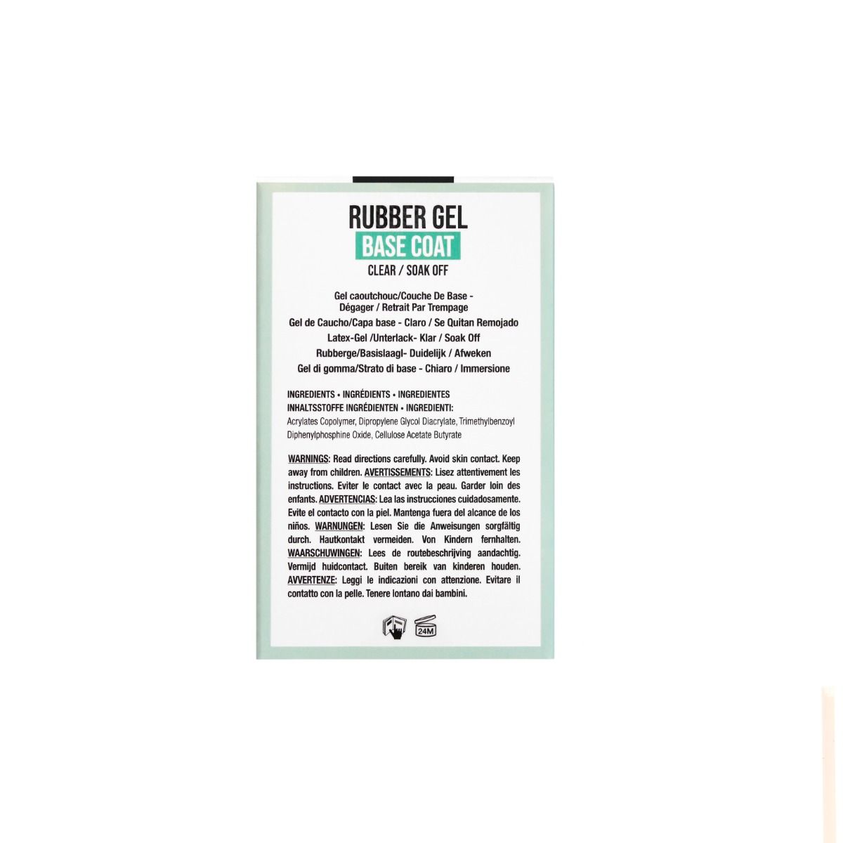 IBD Rubber Gel Base Coat .5oz Secondary image