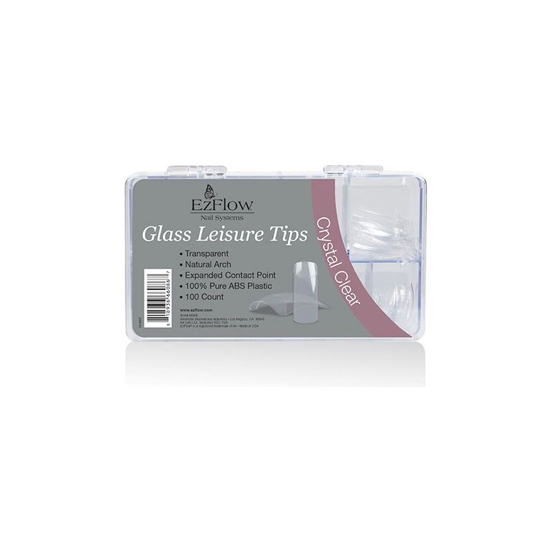 EzFlow Leisure Nail Tips - Crystal Clear 100ct Main image