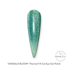 Fuzion FX Thermal Cat Eye Gel Polish 15ml - Emerald Bloom