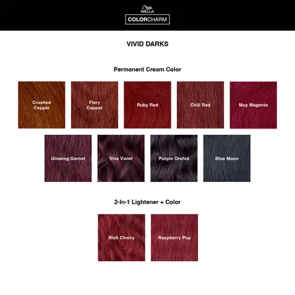 Wella Color Charm Vivid Darks 2 in 1 Pigmented Lightener - Raspberry Pop