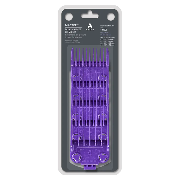Andis Master Dual Magnet Comb Set (5pk)
