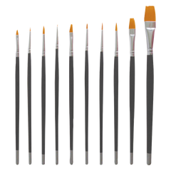 DL Pro Nail Art Brush Set - 10pc (DL-C69)