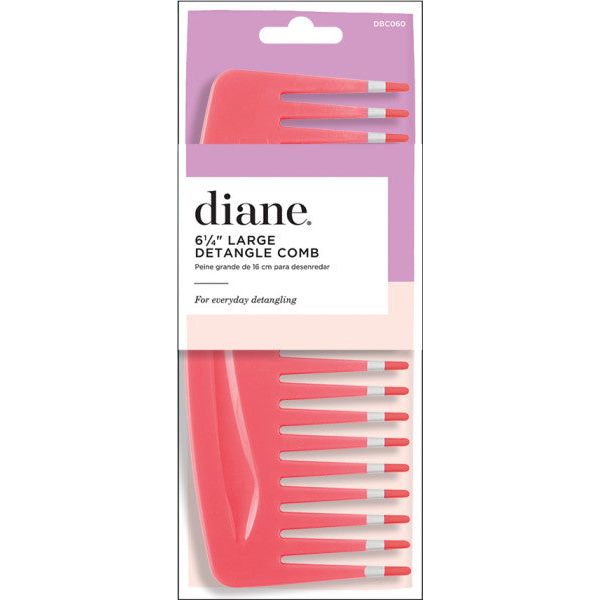 Diane Mebco 6.25" Large Detangle Comb (DBC060)