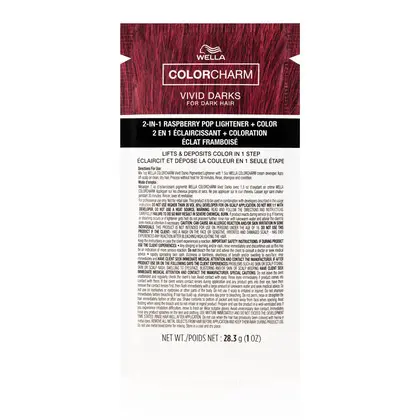 Wella Color Charm Vivid Darks 2 in 1 Pigmented Lightener - Raspberry Pop
