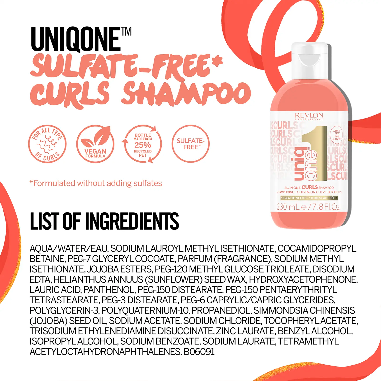Uniq One All In One Curls Shampoo 7.8oz