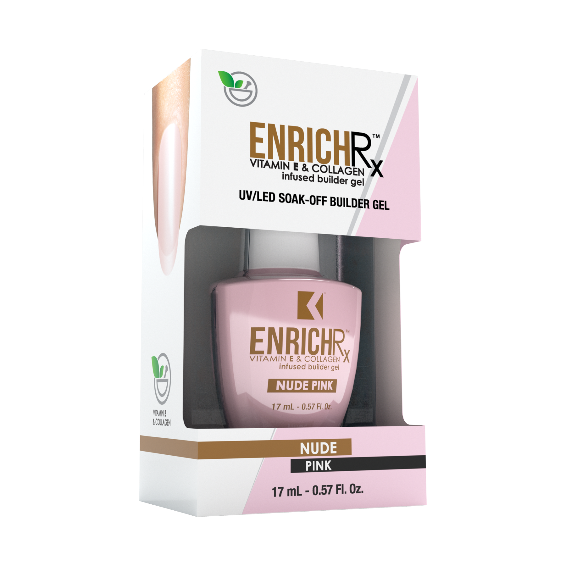 EnrichRx UV/LED Builder Gel - Nude Pink Secondary image