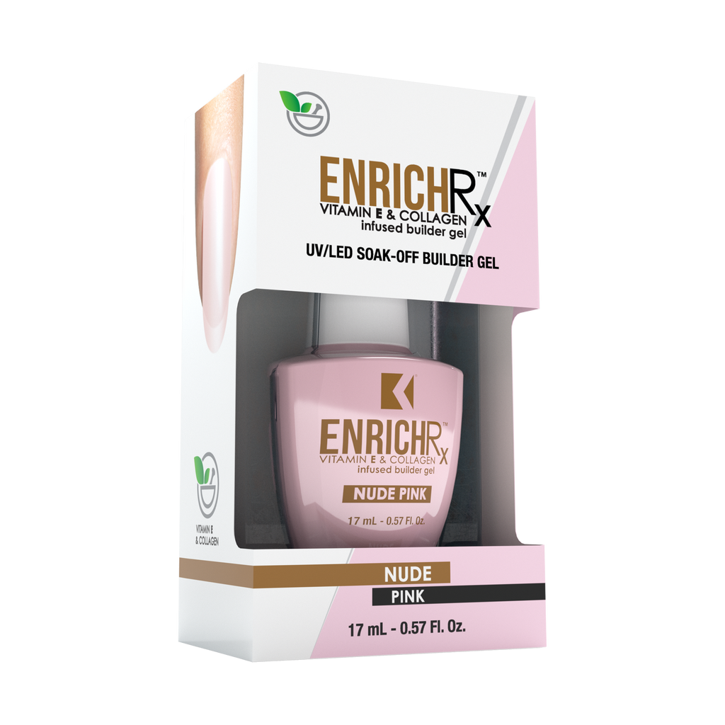 EnrichRx UV/LED Builder Gel - Nude Pink