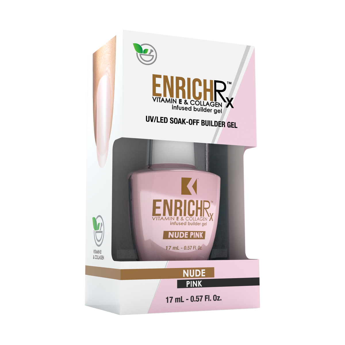 EnrichRx UV/LED Builder Gel - Nude Pink