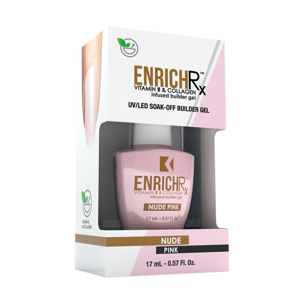 EnrichRx UV/LED Builder Gel - Nude Pink