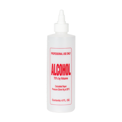 Soft N Style Empty Alcohol Bottle 4oz (B129)