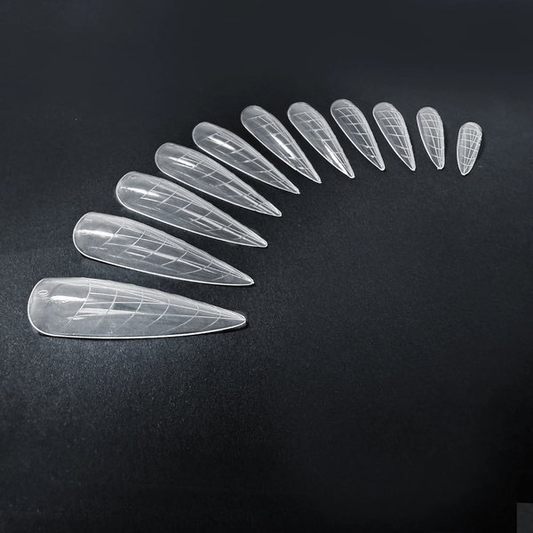 Fuzion EZ Forms Almond & Coffin Long - 120pc