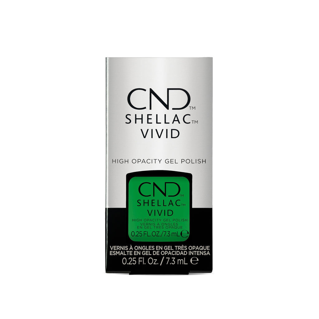 CND Shellac - Vivid #704 Shamrock Green