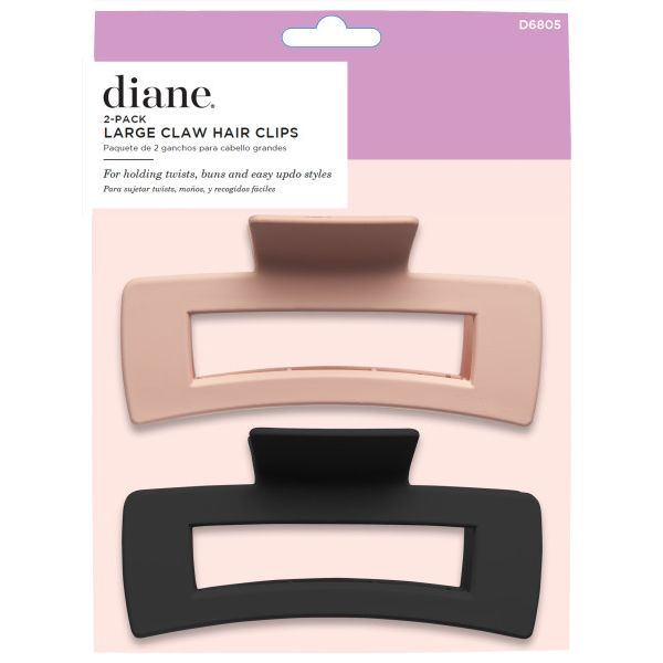 Diane Large Claw Hair Clips 2pk (D6805) Main image
