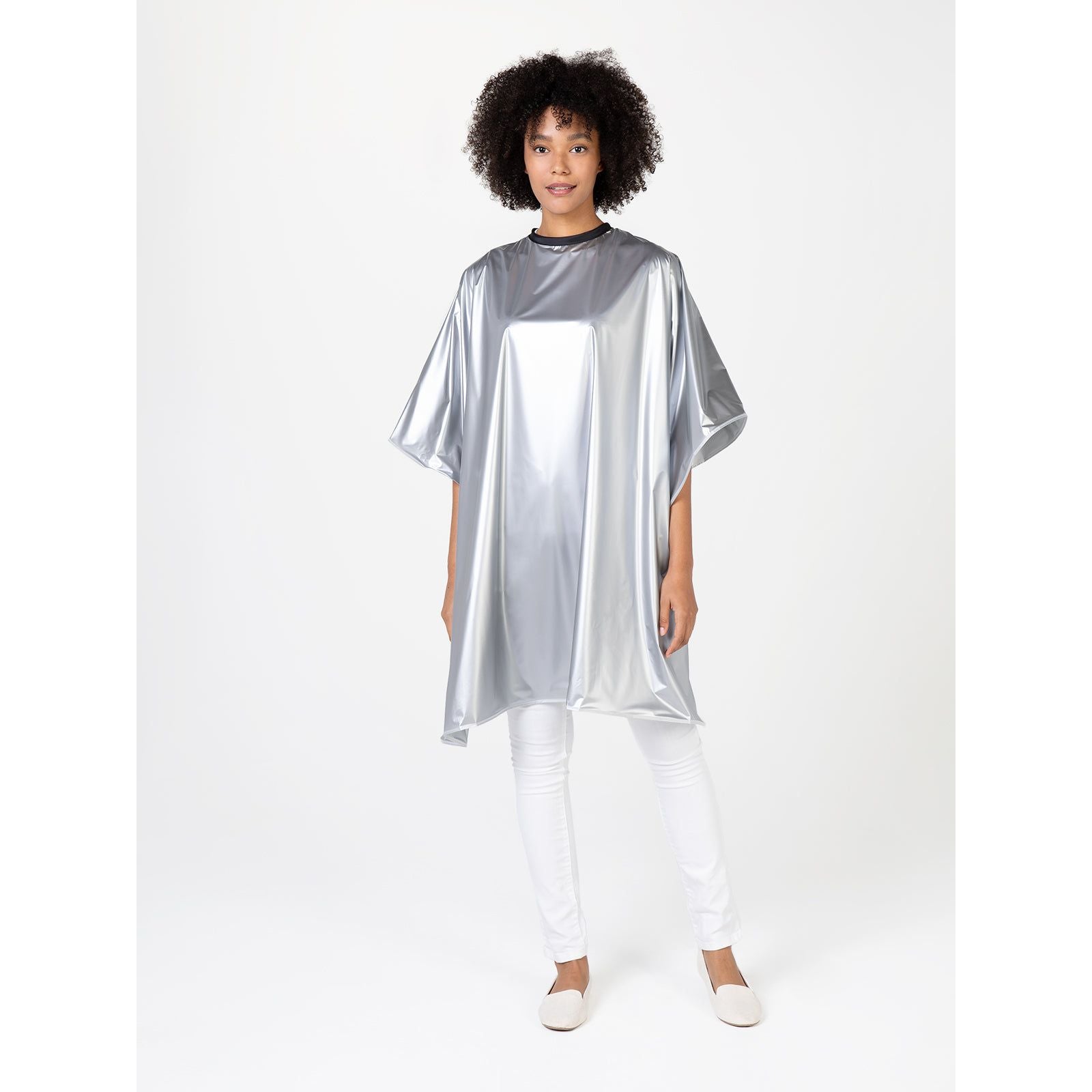 Betty Dain Lustre Shampoo Cape - Silver (311V-SIL) Main image