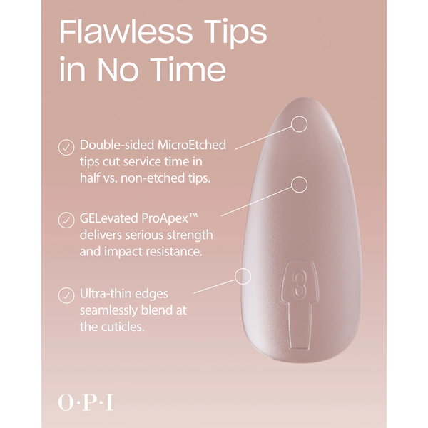 OPI GELevate Tips - Clear Square (FCT003)