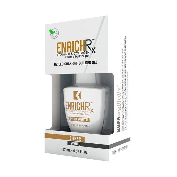 EnrichRx UV/LED Builder Gel - Sheer White