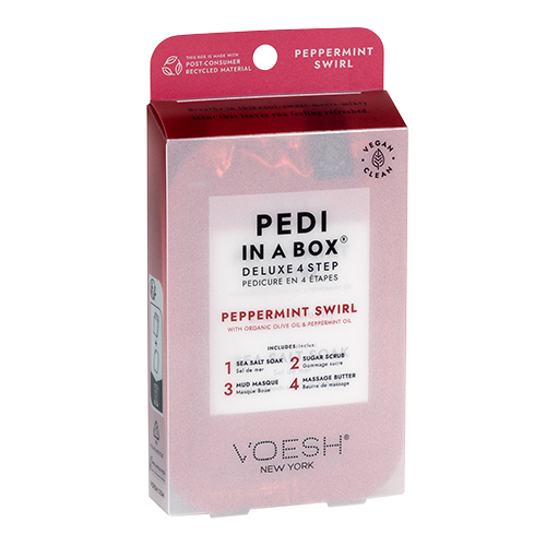 Voesh Pedi (4 Step) Peppermint Swirl Main image