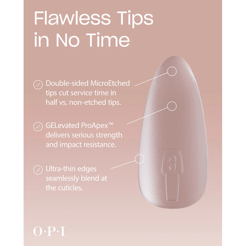 OPI GELevate Tips - Clear Coffin (FCT002) Secondary image