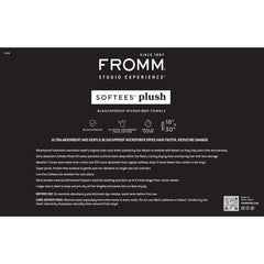 Fromm Softees Plush Microfiber Towels 6pk - White