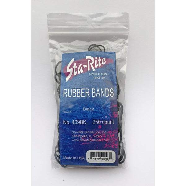 Sta-Rite #8 Size Rubber Bands - Black - 250pk