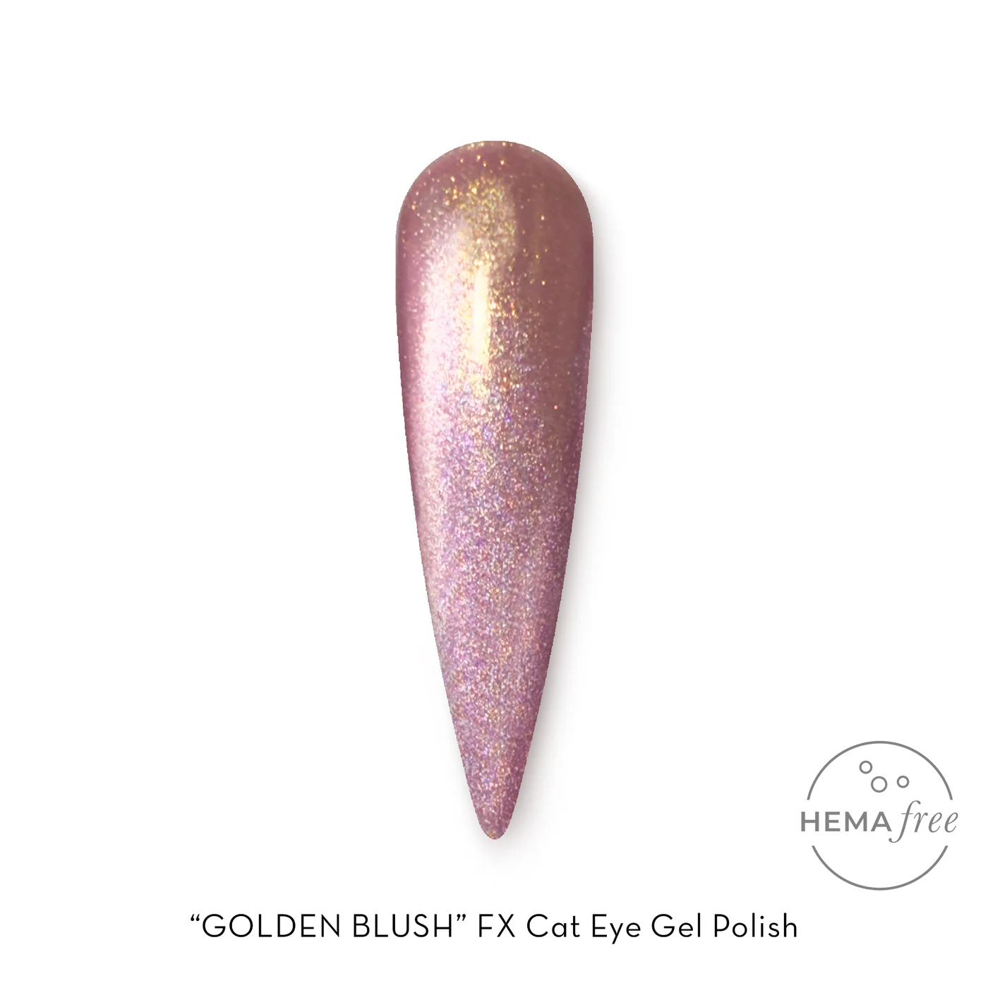 Fuzion FX Cat Eye Gel Polish 15ml - Golden Blush Main image