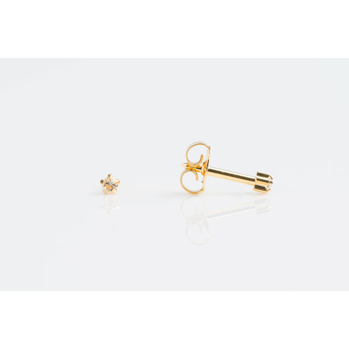 Studex Mini Gold Tiffany April Crystal