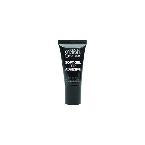 Gelish Soft Gel Tip Adhesive Clear 0.5oz Tube