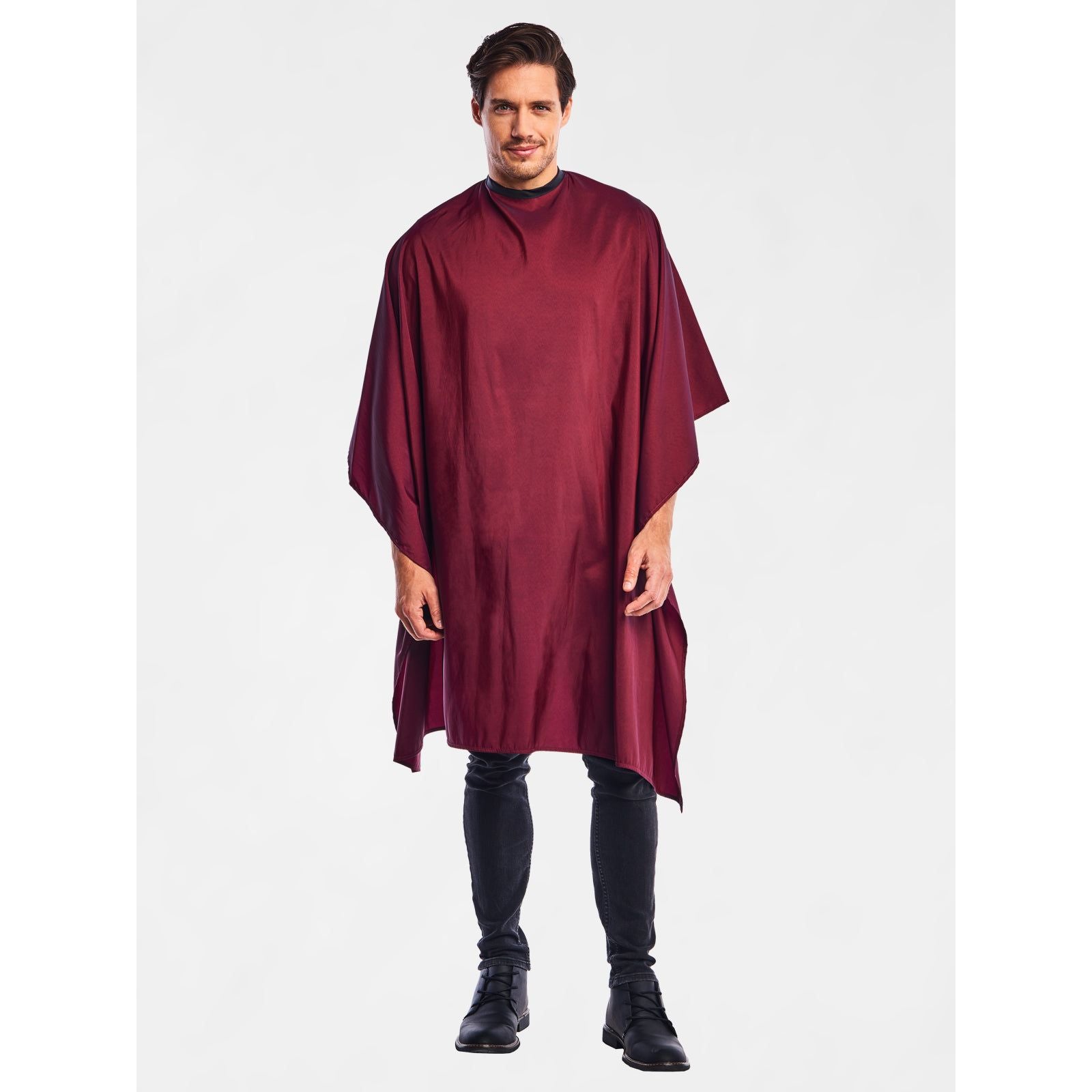 Betty Dain BDBarber Super Size Styling Cape - Burgundy 899S-BUR