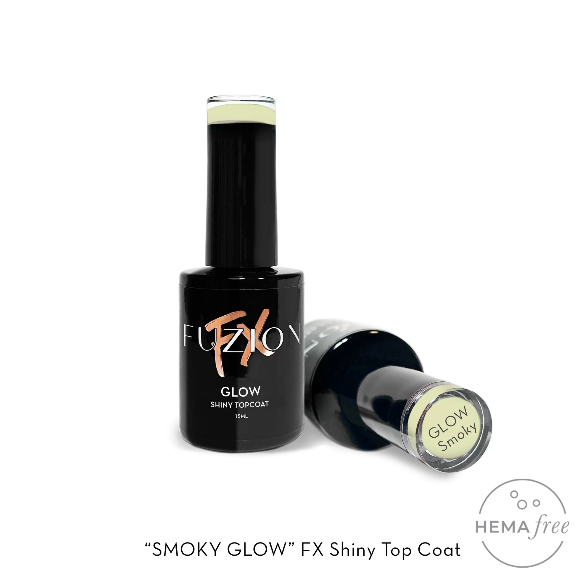 Fuzion FX Glow In The Dark Gel Polish 15ml - Smoky Glow Secondary image